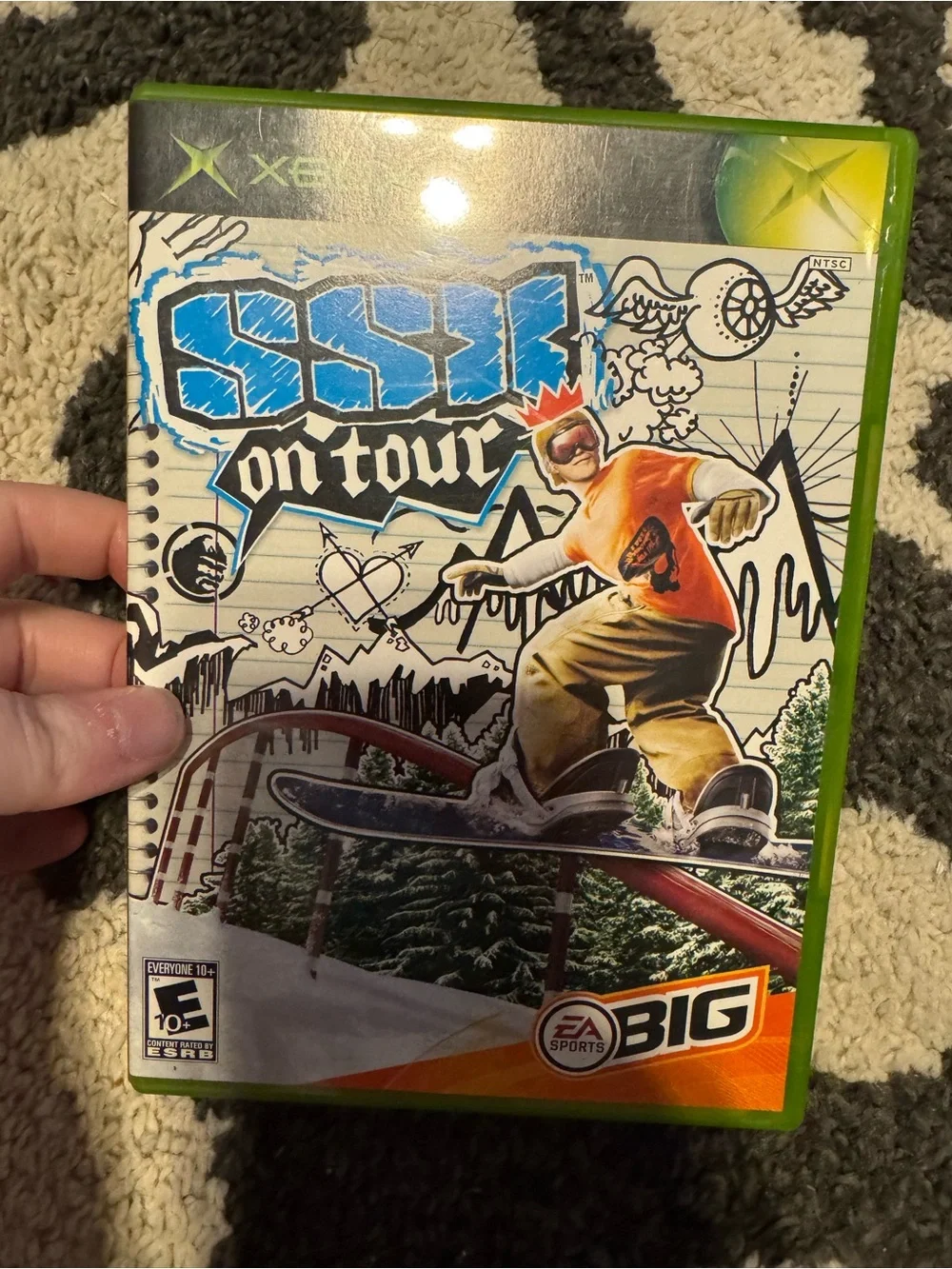 Microsoft Xbox SSX On Tour Snowboarding Game - Green Case